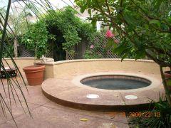 Mediterranean style spa area