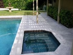 spa close up with coping
