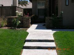 Courtyard and matching stairs