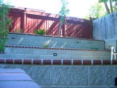 stacked stone with brick