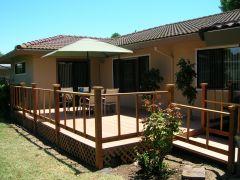 backyard deck