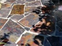 bold slate patio