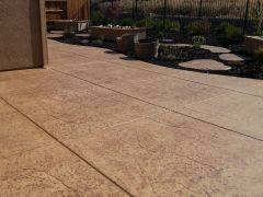 stamped concrete